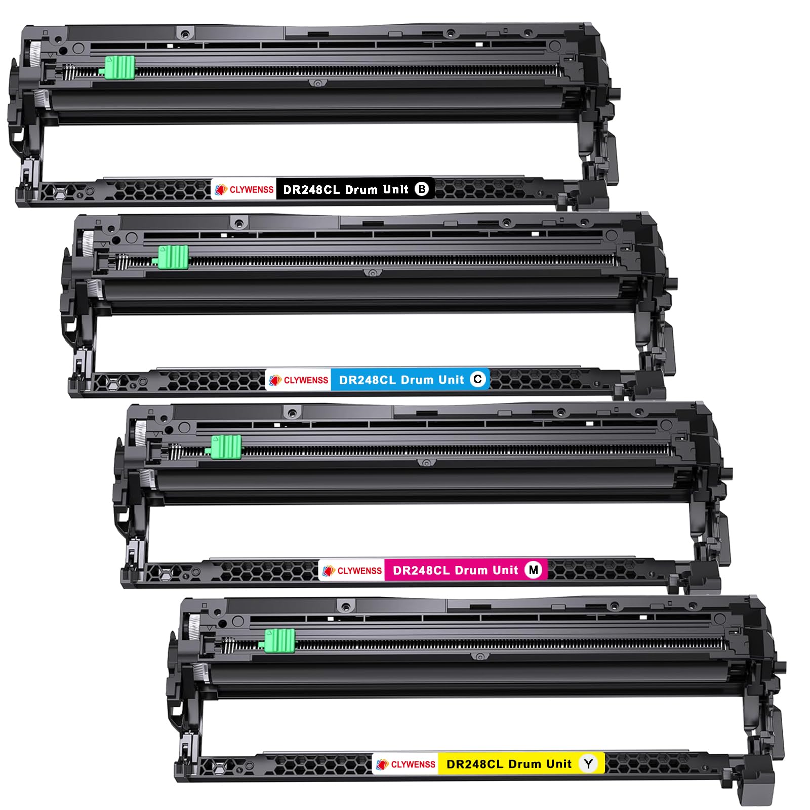 Kompatibel DR-248CL Trommel mit Brother DR248CL DR-248 CL, 4-Pack | für Brother DR248 DCP-L3560CDW MFC-L3740CDWE L3740CDW L3760CDW L8390CDW HL-L3240CDW L3220CWE L3220CW L8240CDW Trommeleinheit