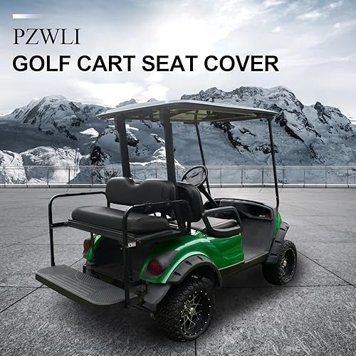 Miniatura 7 de Fundas de asiento RS para carrito de golf para cojín de asiento regular, kit de asiento trasero, no requiere grapas, estilo suave y simple, funda de