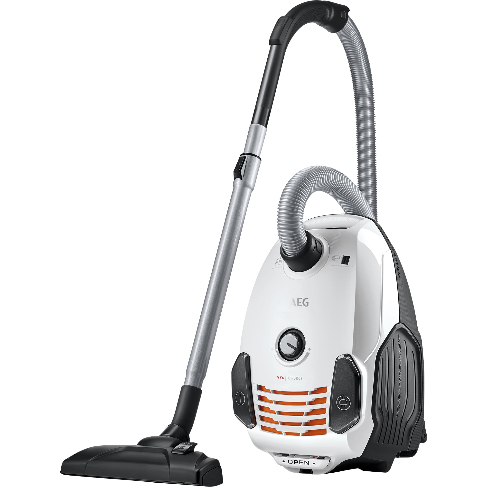 AEG VX6-2-IW-5 vacuum cleaner with bag, White