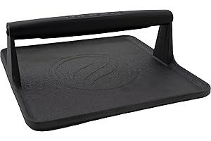 5554 Pre-Seasoned Signature Cast Iron Griddle Grill Press XL: The Ultimate Smash...