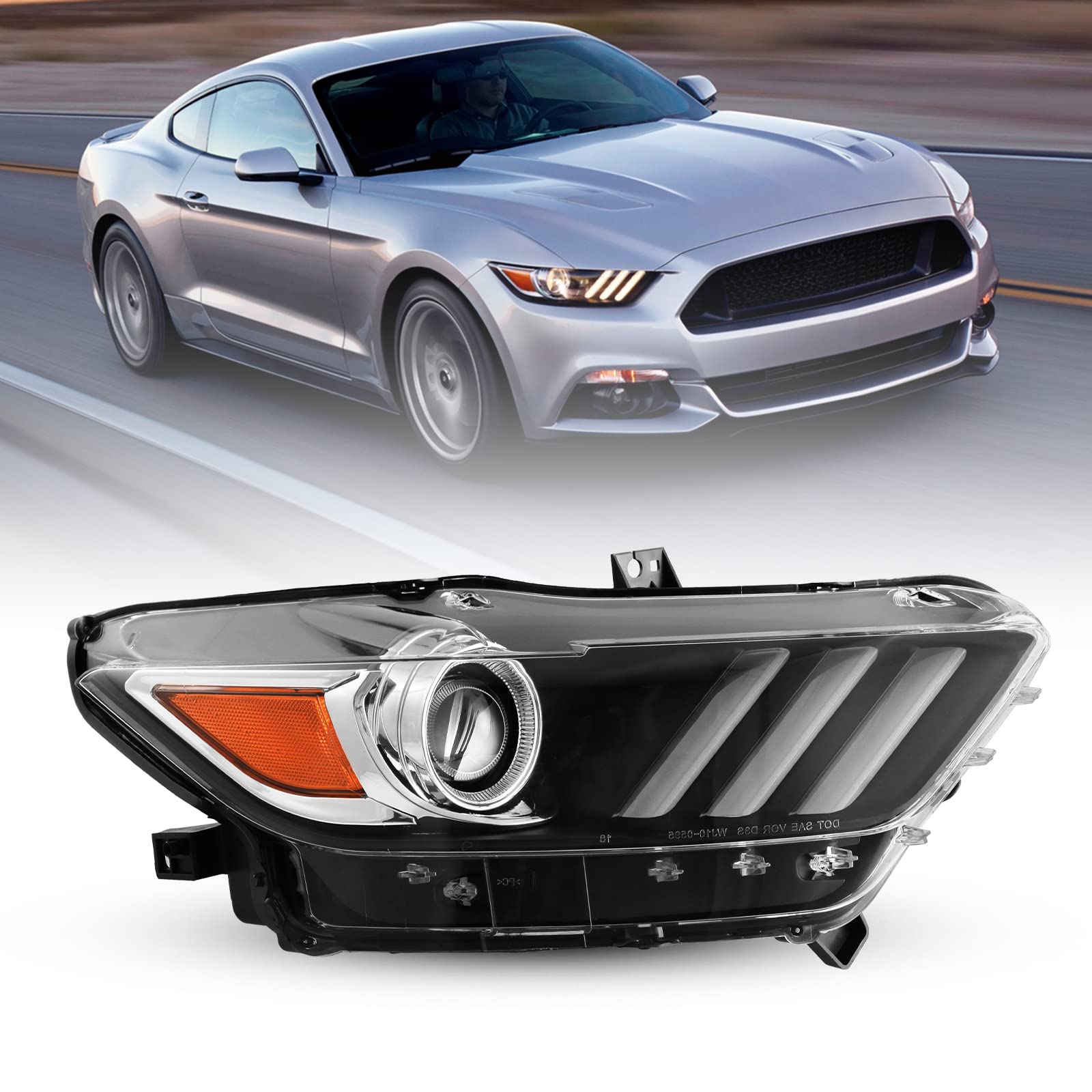 ROXX Projector Headlight Assembly Single