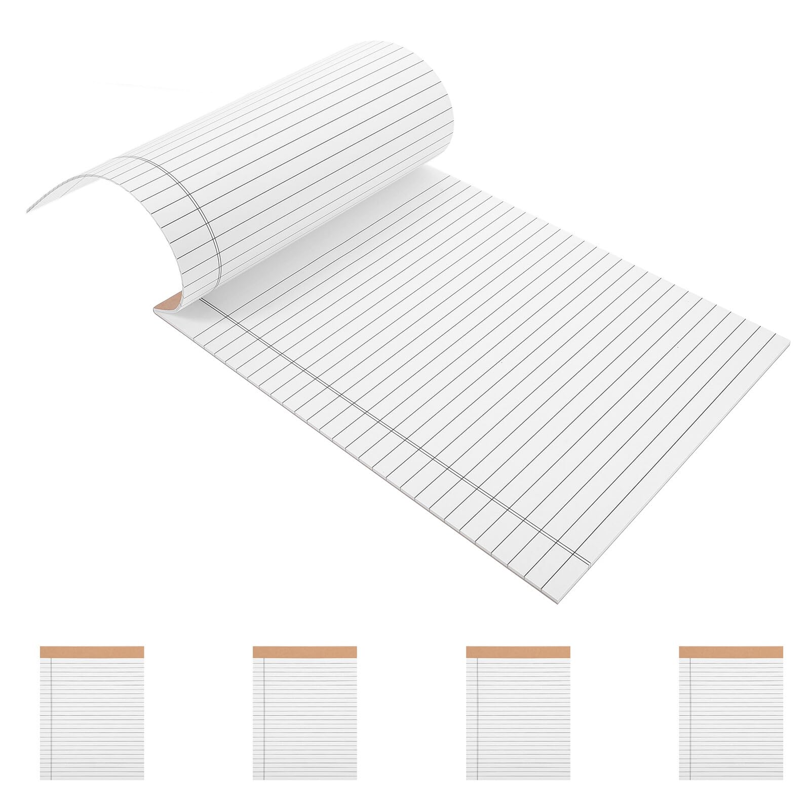 Cuaderno de Notas Legal Rayado 5 Piezas de Papel Blanco