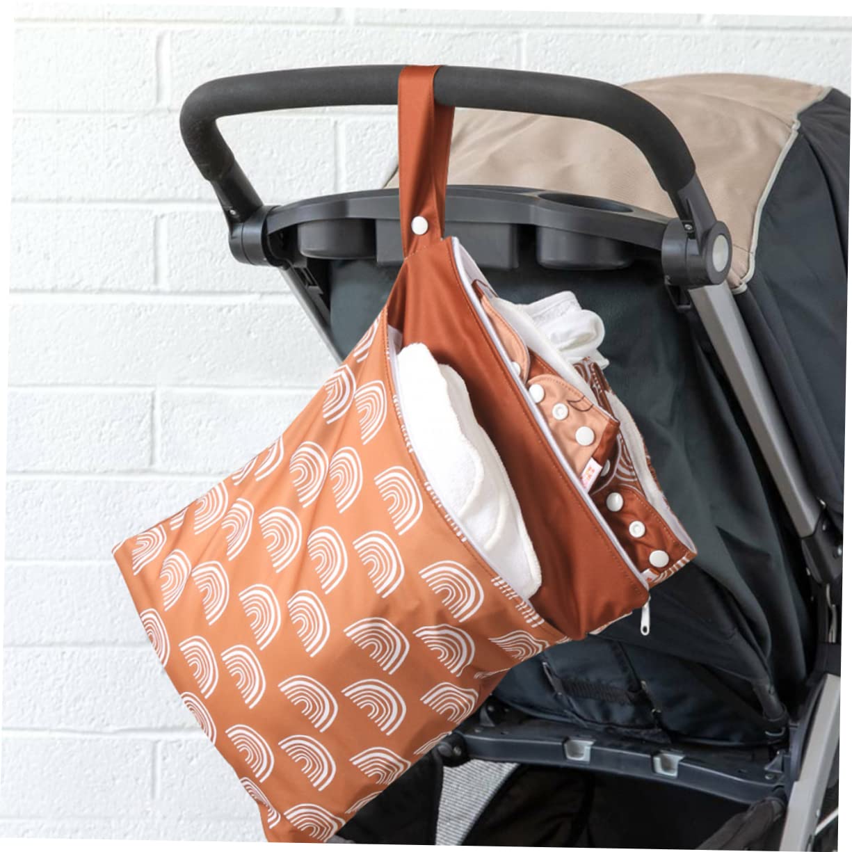 Vaguelly 4stücke Wickelorganizer Für Kinderwagen Wasserfester Aufbewahrungssack Für Windeln Schnuller Und Fläschchen Praktische Wickeltasche Für Unterwegs Und Zuhause