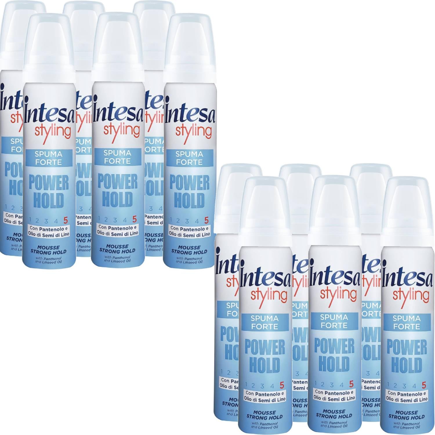 Intesa Stylizacja mocna pianka do włosów z ekstraktem z pokrzywy i pantenolu Mini rozmiar 75 ml (12)