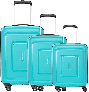 Aristocrat Storm Nxt 3 Pc Set Cabin 55cm(Small) Check-in 65cm(Medium) Check-in 75cm(Large) 4W Trolley Bags for Travel Hard...