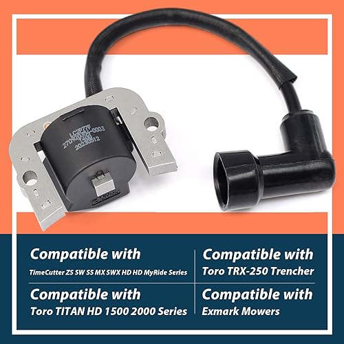 Miniatura 3 de Módulo de bobina de encendido 136-7883, 2 piezas, compatible con las cortadoras de césped Toro&Titan Series Reemplazar 139-0720 136-7883 127-9216,