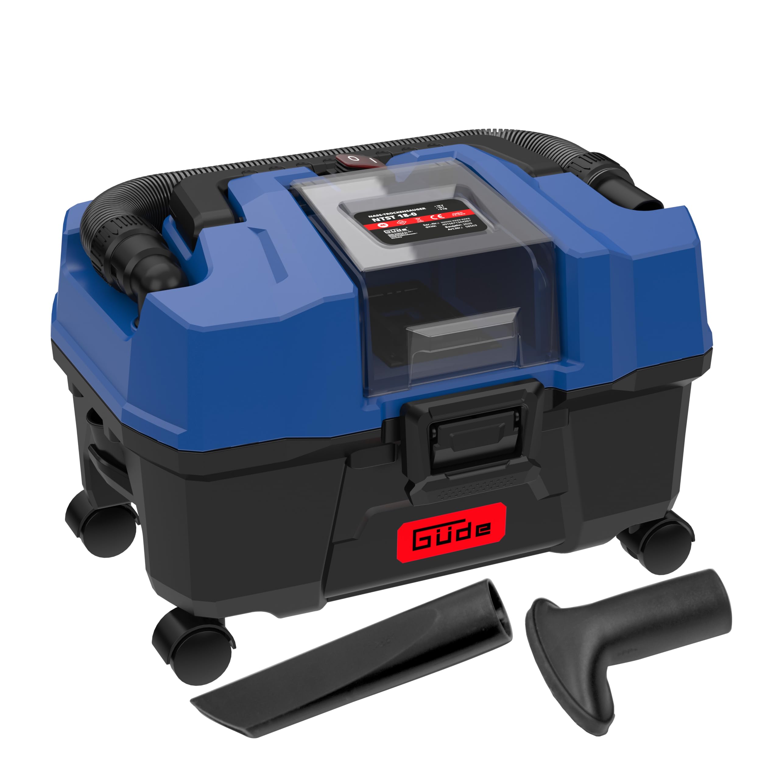 Güde NTST 18-0 58563, Aspiratore a Secco, Blu/Nero