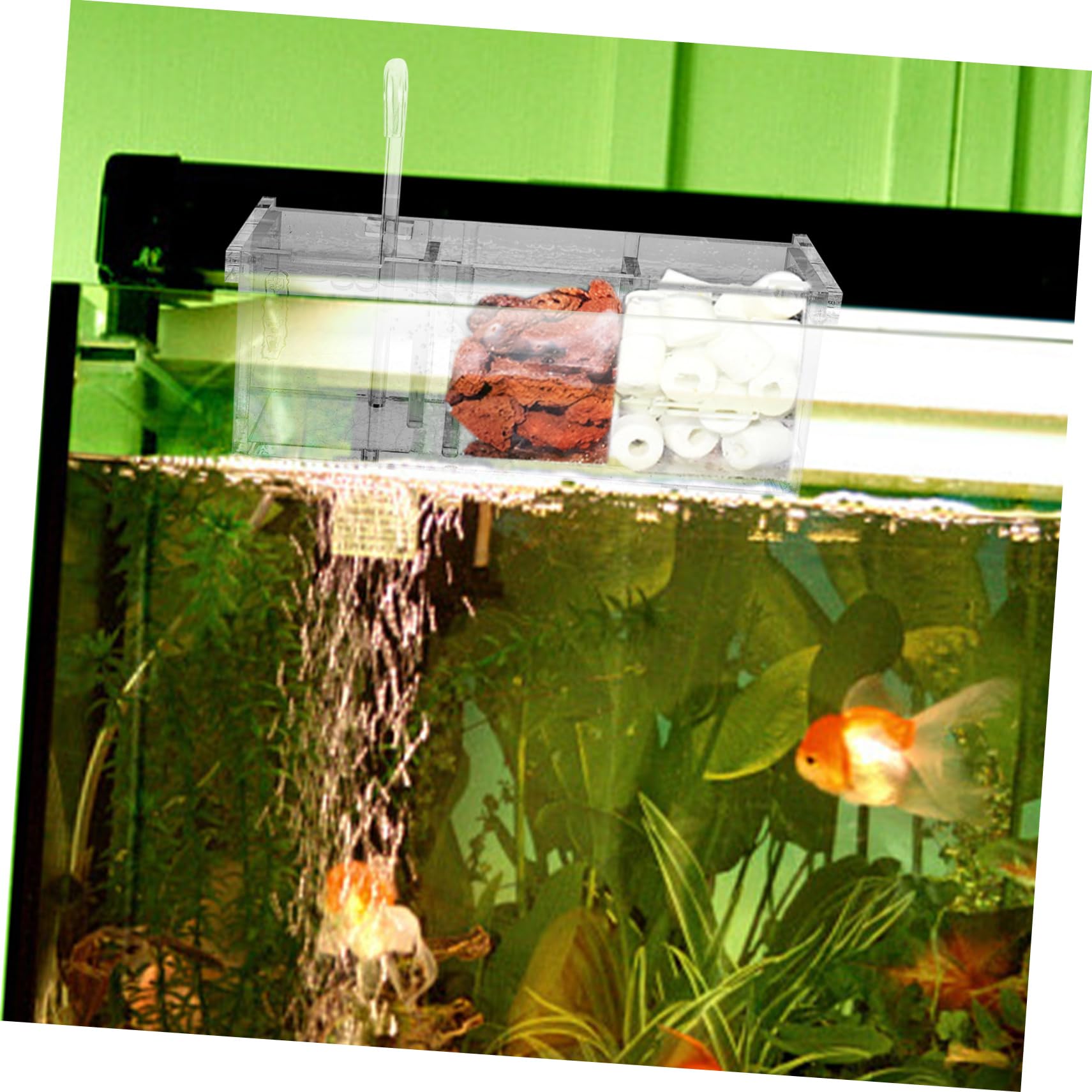 Hohopeti Aquarium Externe Hängende Filterlösung Wasserreinigung Geräuschlos Und Effizient Für Aquarien Gesundem Wasser Und Optimalem Sauerstoffgehalt
