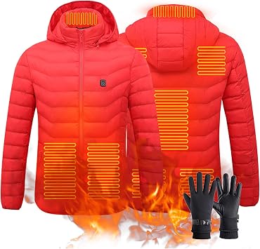 Giacca Riscaldante Elettrica, Giacca Invernale Calda Riscaldante, Giacca  Slim Con Cappuccio, Giacca Calda Invernale, Giacca Riscaldante in  Cotone,A,3XL : Amazon.it: Abbigliamento