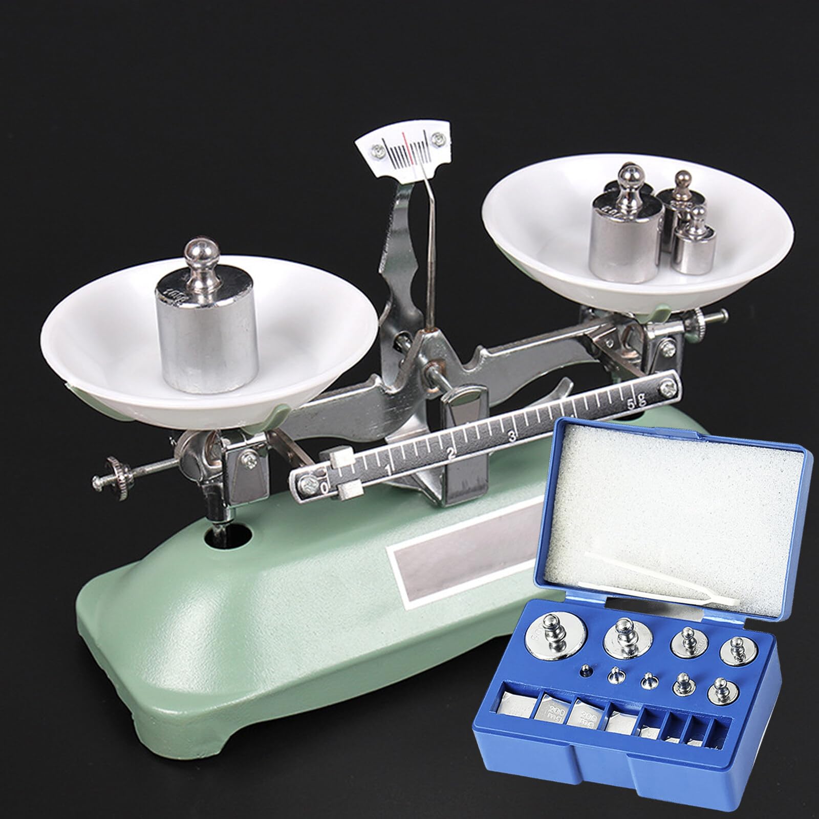 17 Stücke Kalibriergewichte Set, Stahl Verchromt Eichgewichte, 10mg -100g Silber Eichgewichte Feinwaage, Kalibriergewicht 100g für Digital Schmuck Waage, Labor Digitalwaagen, Labor, Hobby