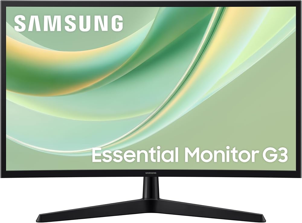 Samsung 24" Essential G3 (G35H) FHD 144Hz Curved Monitor | Featuring 1800R Curved Screen, 144Hz Refresh Rate, 1ms Response Time (MPRT) And Eye Saver Mode (LS24HG352ENXZA) — 사진 1
