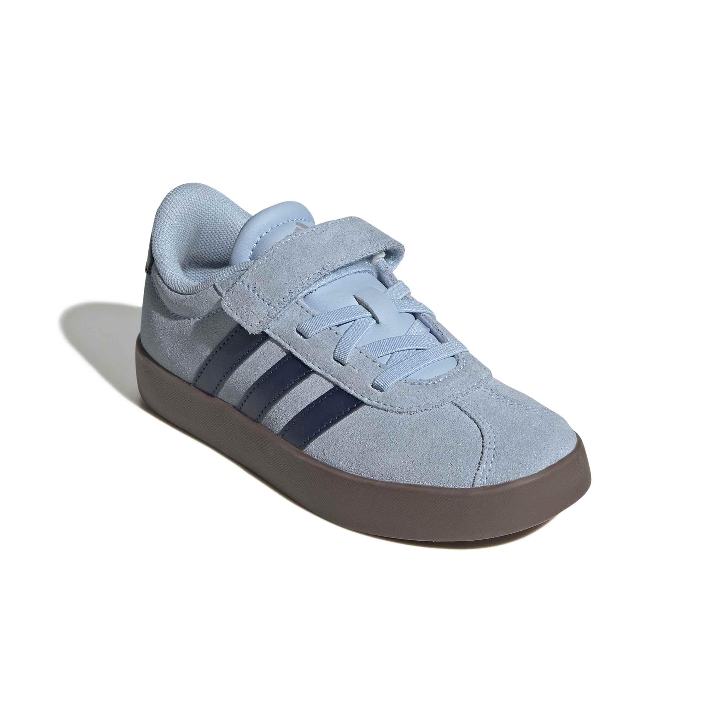 adidas Uniseks - dzieci Vl Court 3.0 Hook And Loop Kids Shoes, clear sky/night indigo/GUM5, 28 EU