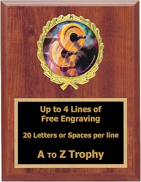 Trophies Weightlifting Plaque Awards 5x7 Wood Sports Weightlifter Trophy Bench Press Free Engraving