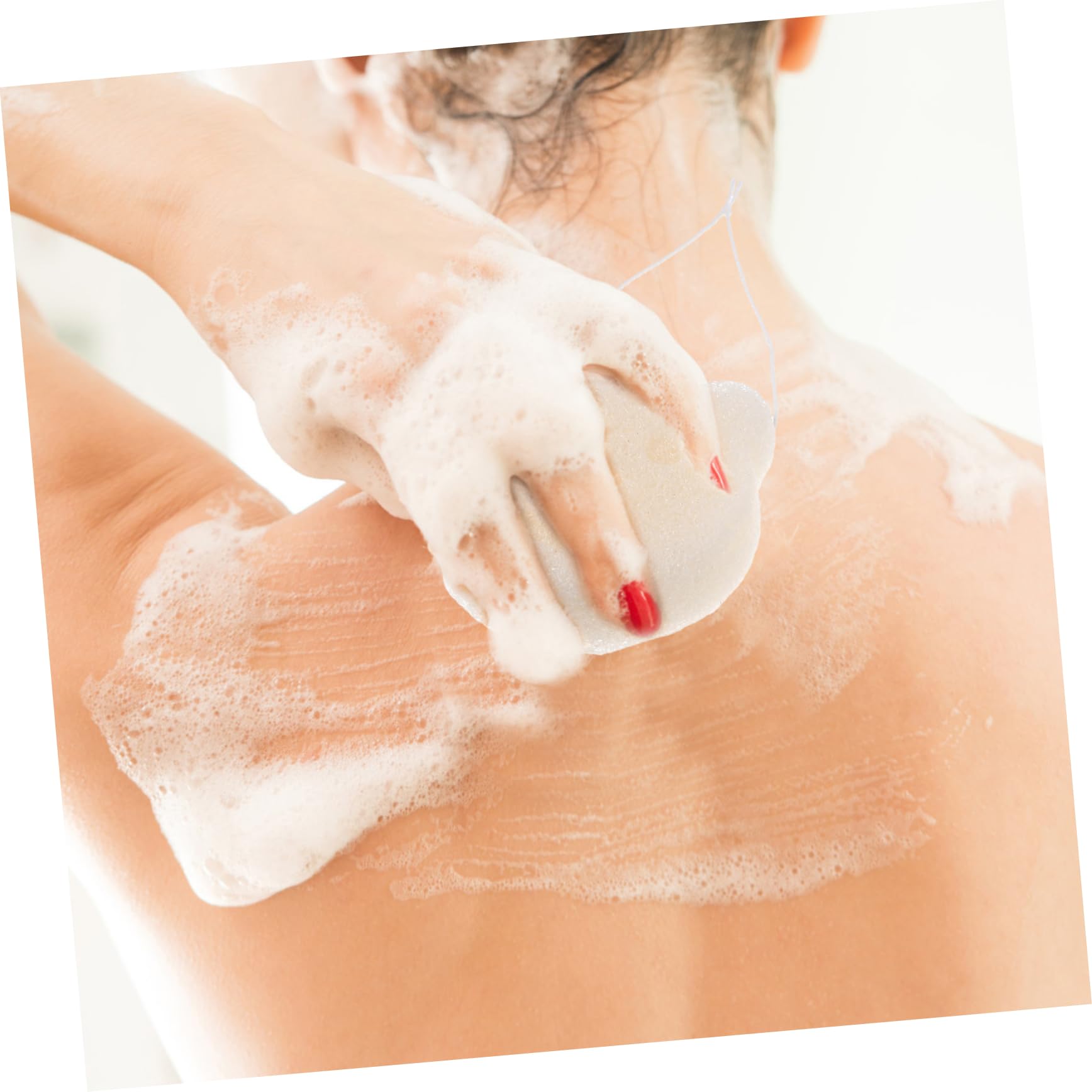 FRCOLOR 5 Sätze Reiniger Blase Geschirrspülen Puff Entferner Bathsponge Badezimmermatte Peelingschwamm Für Das Gesicht Reinigungsschwämme Für Das Gesicht Glucomannan-faser Weiß 3 Stück * 5