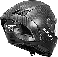 Vista 5 de LS2 Helmets Dragon Casco integral de motocicleta de carbono con parasol