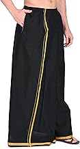 Gowri Tex Black Elastic Dhoti Wth Dual Packet© Pack of 1