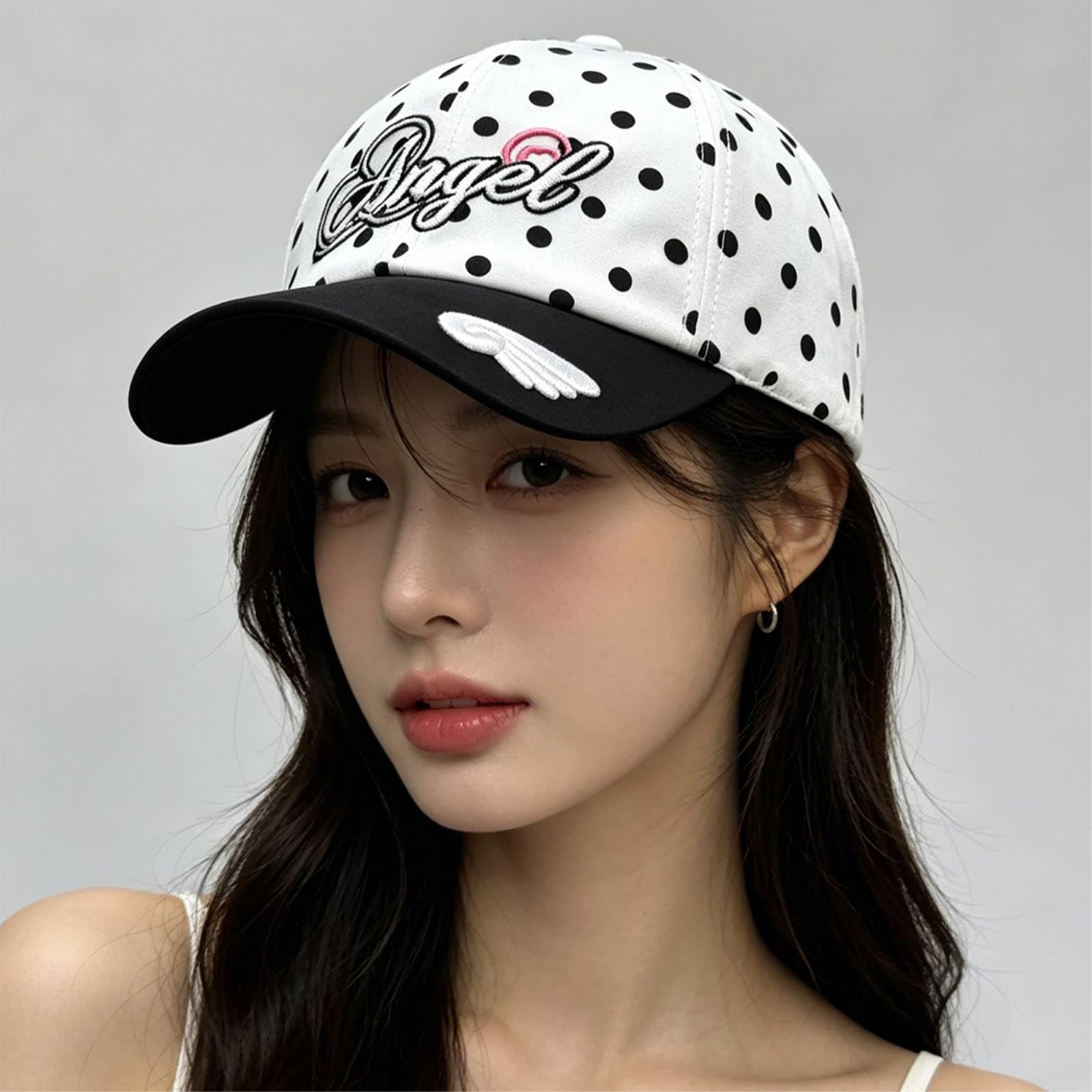 WANGSHUO Gorra de Beisbol Béisbol Bordado Carta Unisex, Moda Ajustable Al Aire Libre Pico