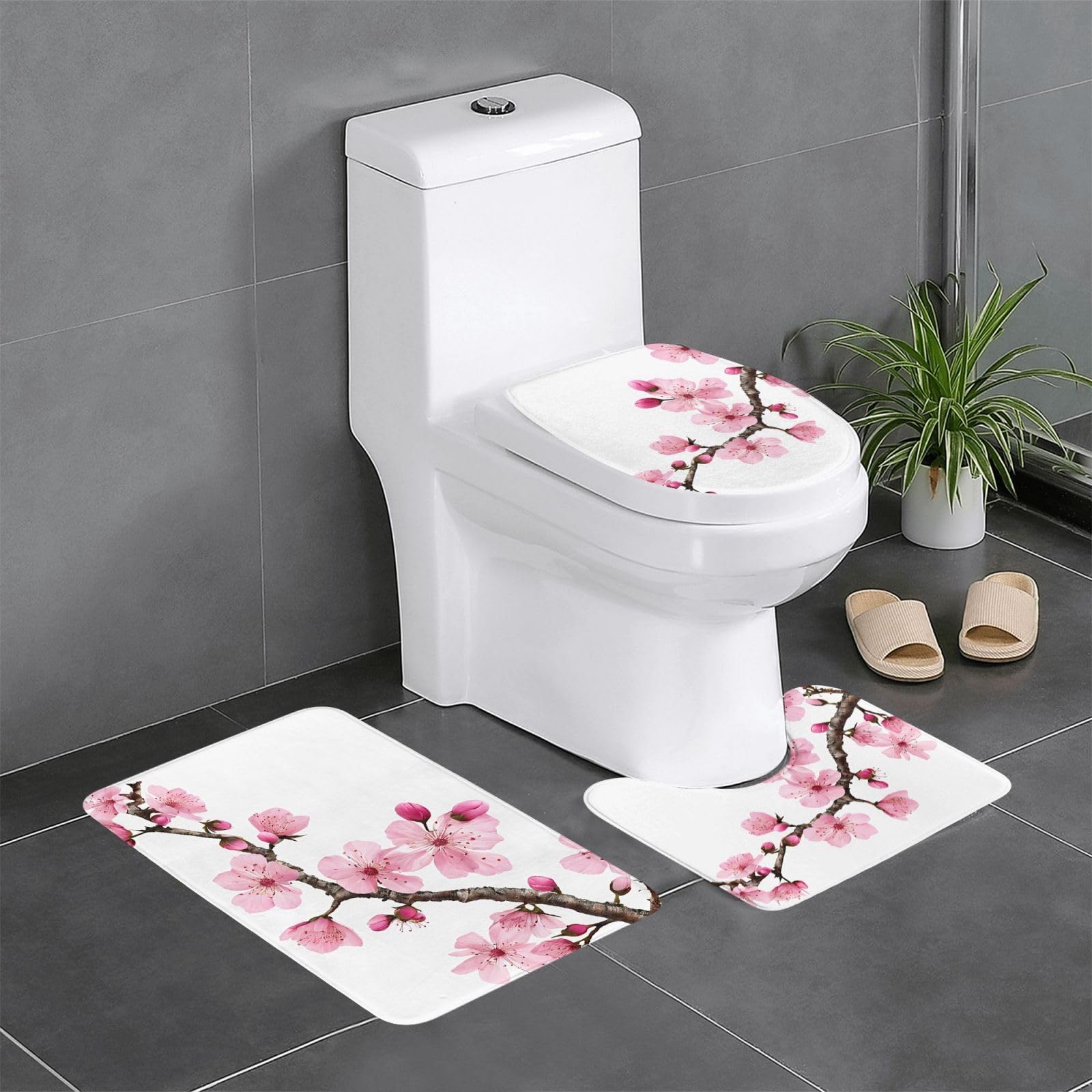 Tapis de salle de bain antidérapants absorbants et sécurisés pour sol de douche et WC
