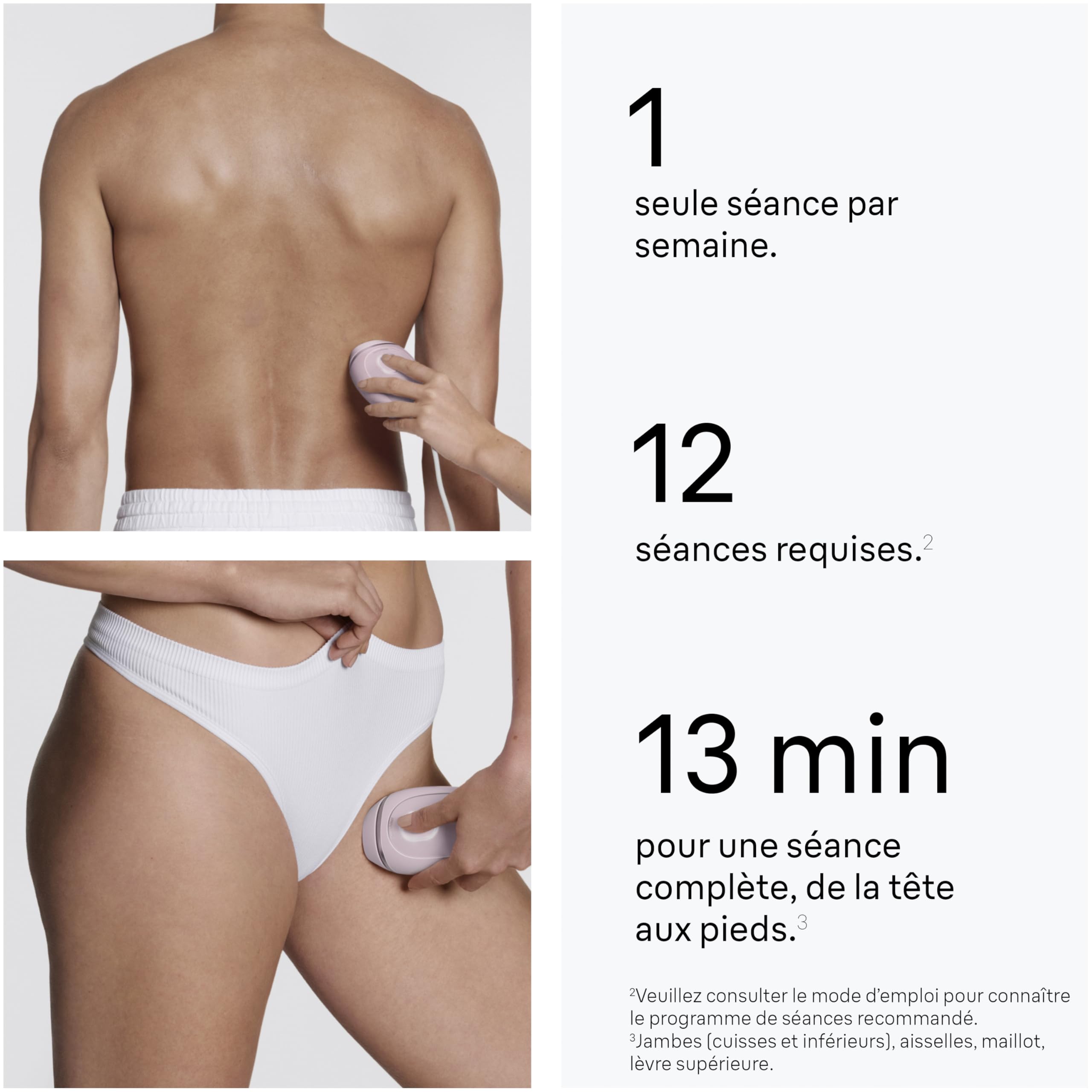 Braun Epilateur Lumiere Pulsee Silk Expert Mini PL1112, Rose | Alternative au Laser à Domicile, Appareil Compact, Rasoir Femme Gillette Venus