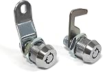 2 Pack Toolbox Lock 5/8" Tubular Cam Replacement Lock Cam Keyed Alike avec 4 Clés