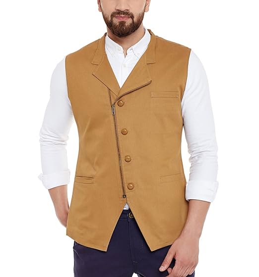 side button waistcoat
