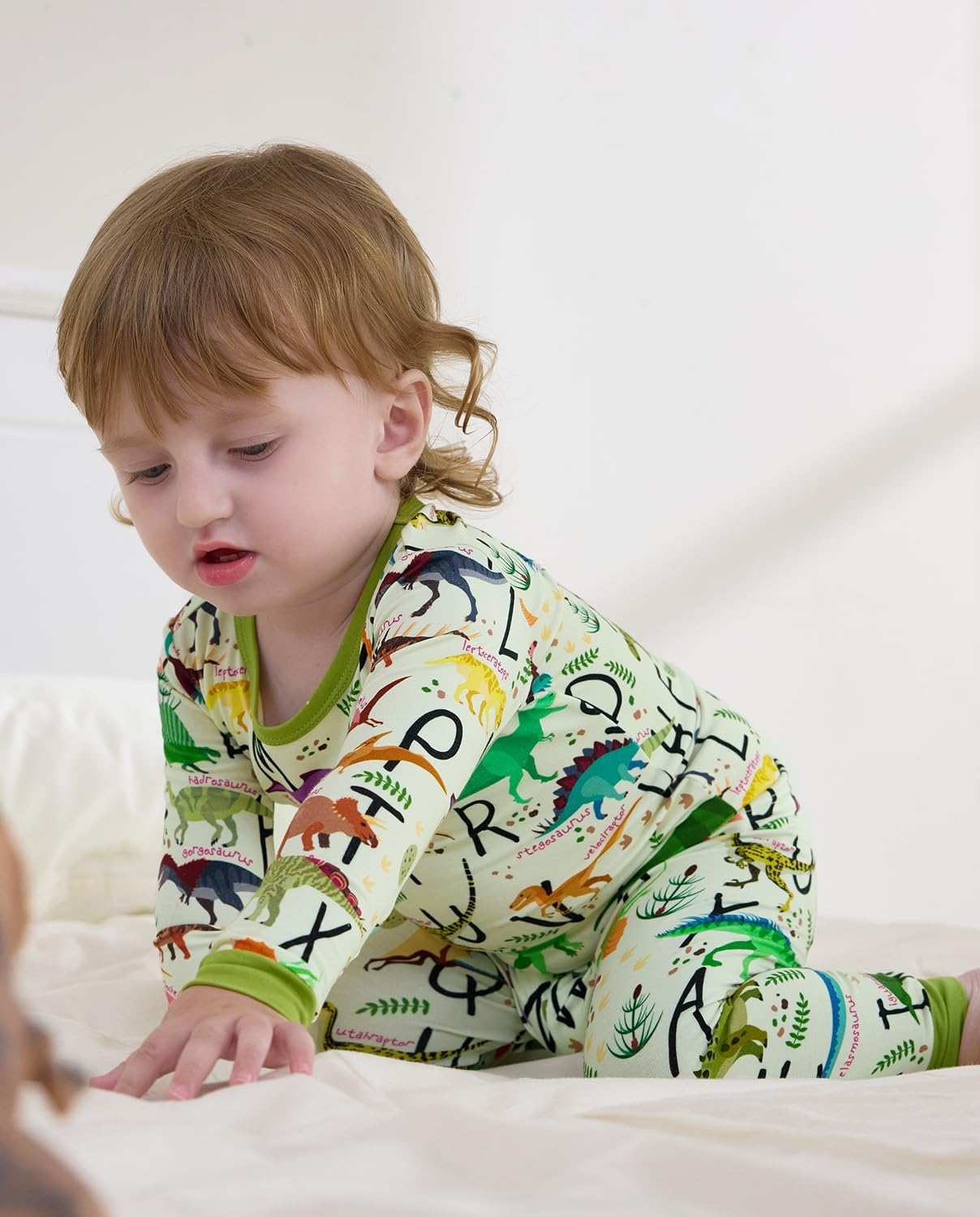 Bamboo Viscose Toddler Pajamas Boys Girls Baby 12M-8Y Pjs Sets Kids 2pcs Long-Sleeve Snug fit Sleepwear - Image 8