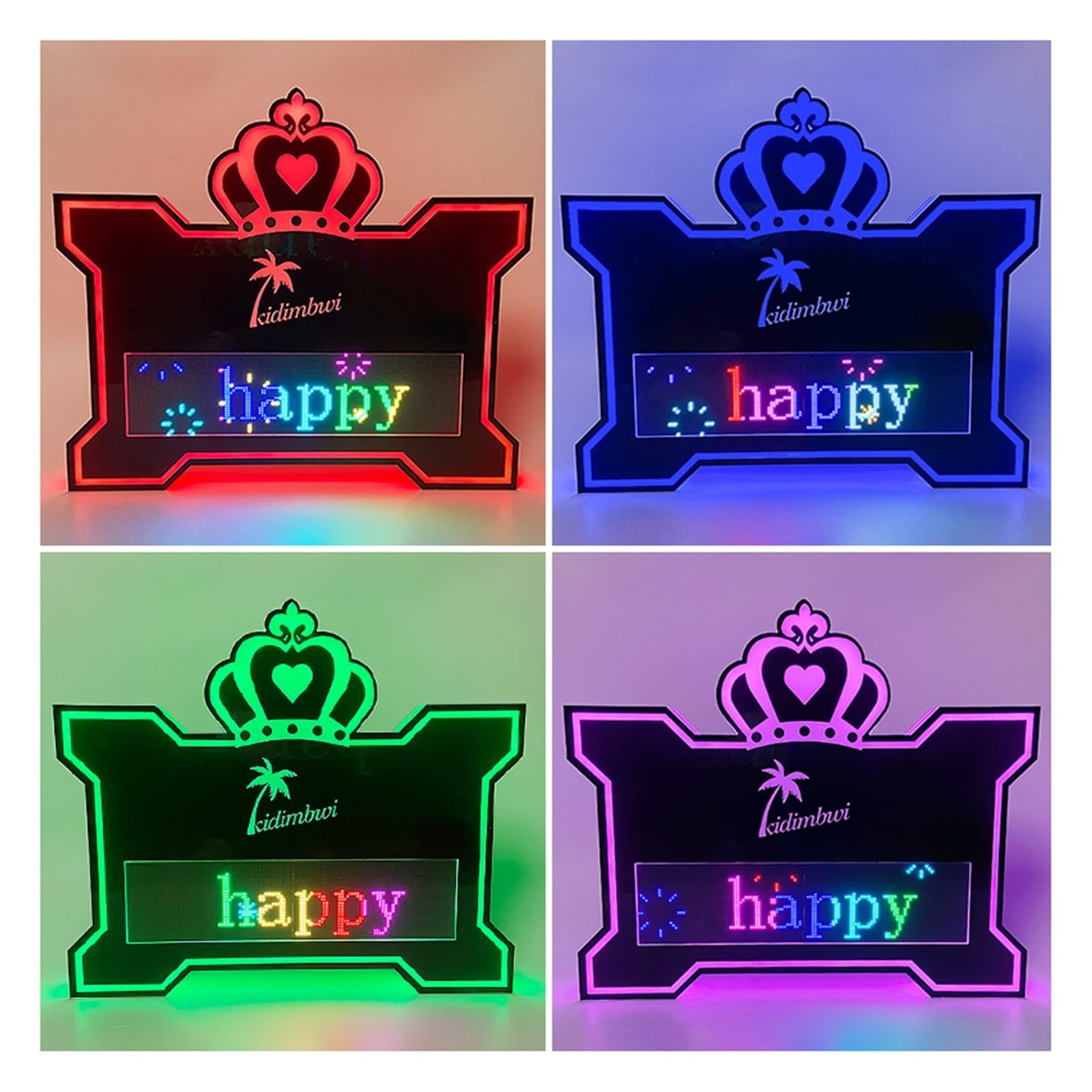Vip Fles Service Sign/Led Letter Fles Presenter, Kleur Display Lichten