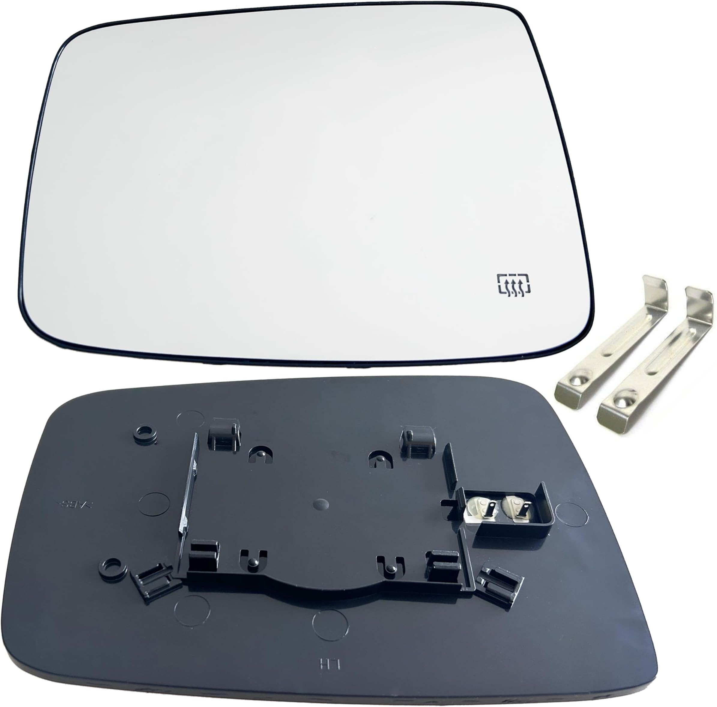 Ram Driver Left Side Heated Mirror Glass Compatible with 2009-2018 Dodge Ram 1500 2500 Left Power Heated Convex Mirror Glass 68050299AA, 68079363AA