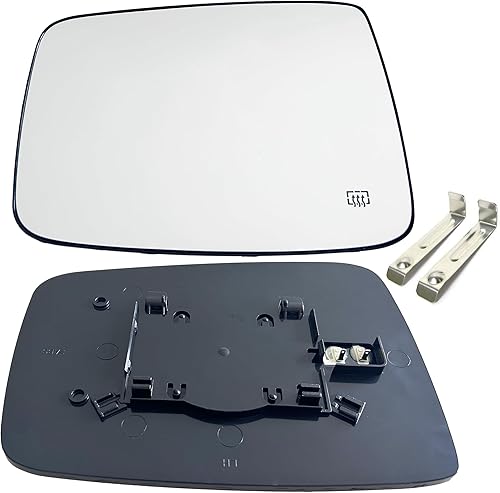 Ram Driver - Espejo de cristal con calefacción lateral izquierdo compatible con Dodge Ram 1500 2500 2500 2009-2018 con calefacción eléctrica