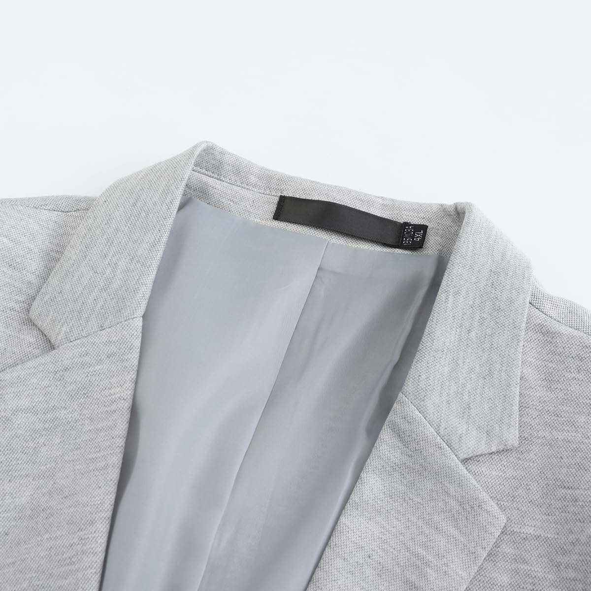 YFFUSHI Blazer da Uomo Slim Fit in Cotone Giacca Uomo Casual 1 Bottone Elegante per Matrimonio Ufficio Cerimonia