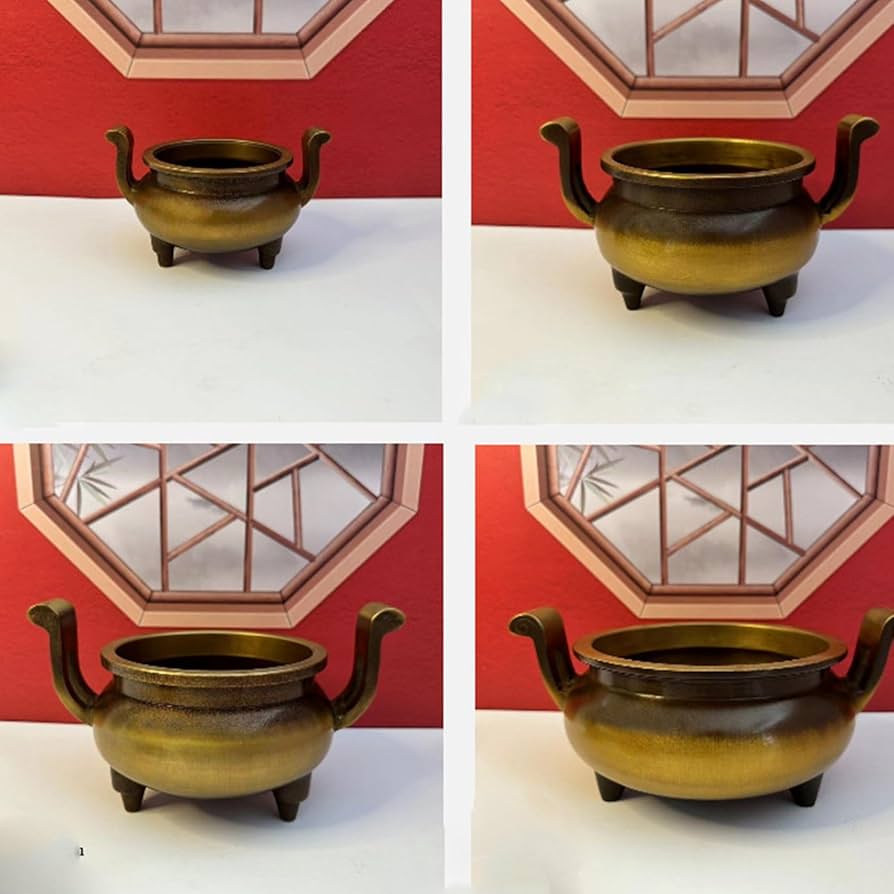 香炉　三本脚 Amazon｜香炉 お香立て 線香立て 三本足香炉 風水グッズ 銅製 香