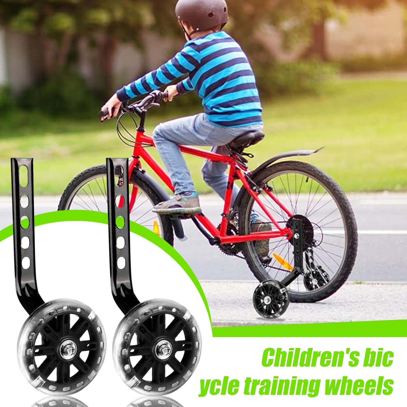 Rotelle Di Addestramento - Rotelle Di Addestramento Per Biciclette Bambini | Stabilizzatori Di Equilibrio Facili Da Montare Per Bambini Ragazzi E Famiglie