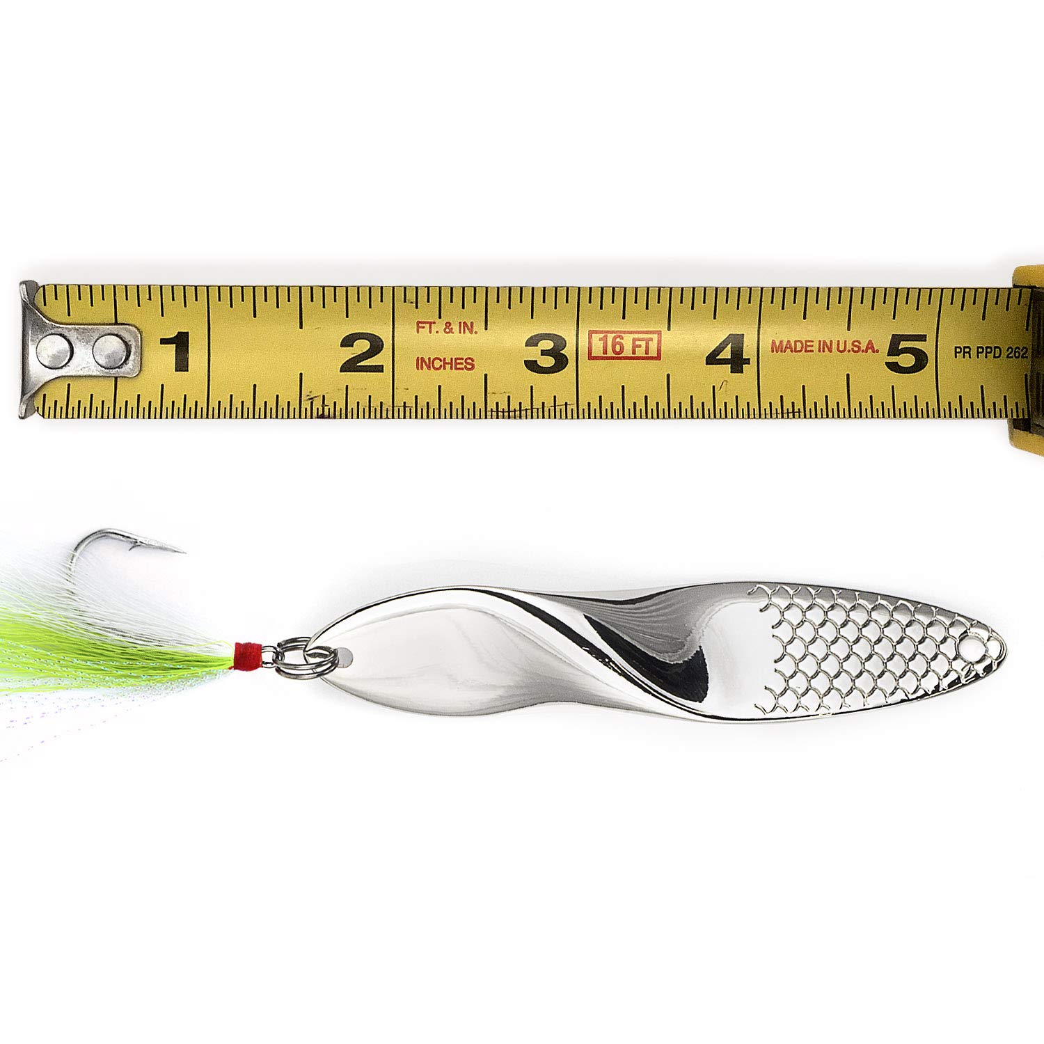 Señuelo de pesca de agua salada con forma de hélice de 1.4 onzas