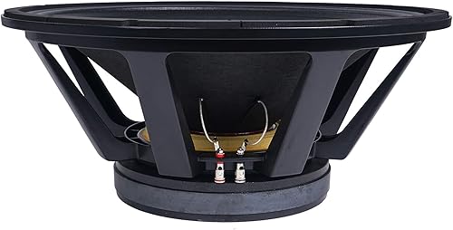 Vista 75 de Sound Town Woofer de marco de aluminio fundido de 18 pulgadas y 1000 W (controlador de baja frecuencia), woofer de repuesto para gabinetes