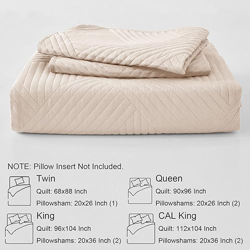 Miniatura 5 de Whale Flotilla Juego de edredón tamaño King, colcha suave y ligera con patrón en relieve, juegos de ropa de cama con 2 fundas de almohada, funda de