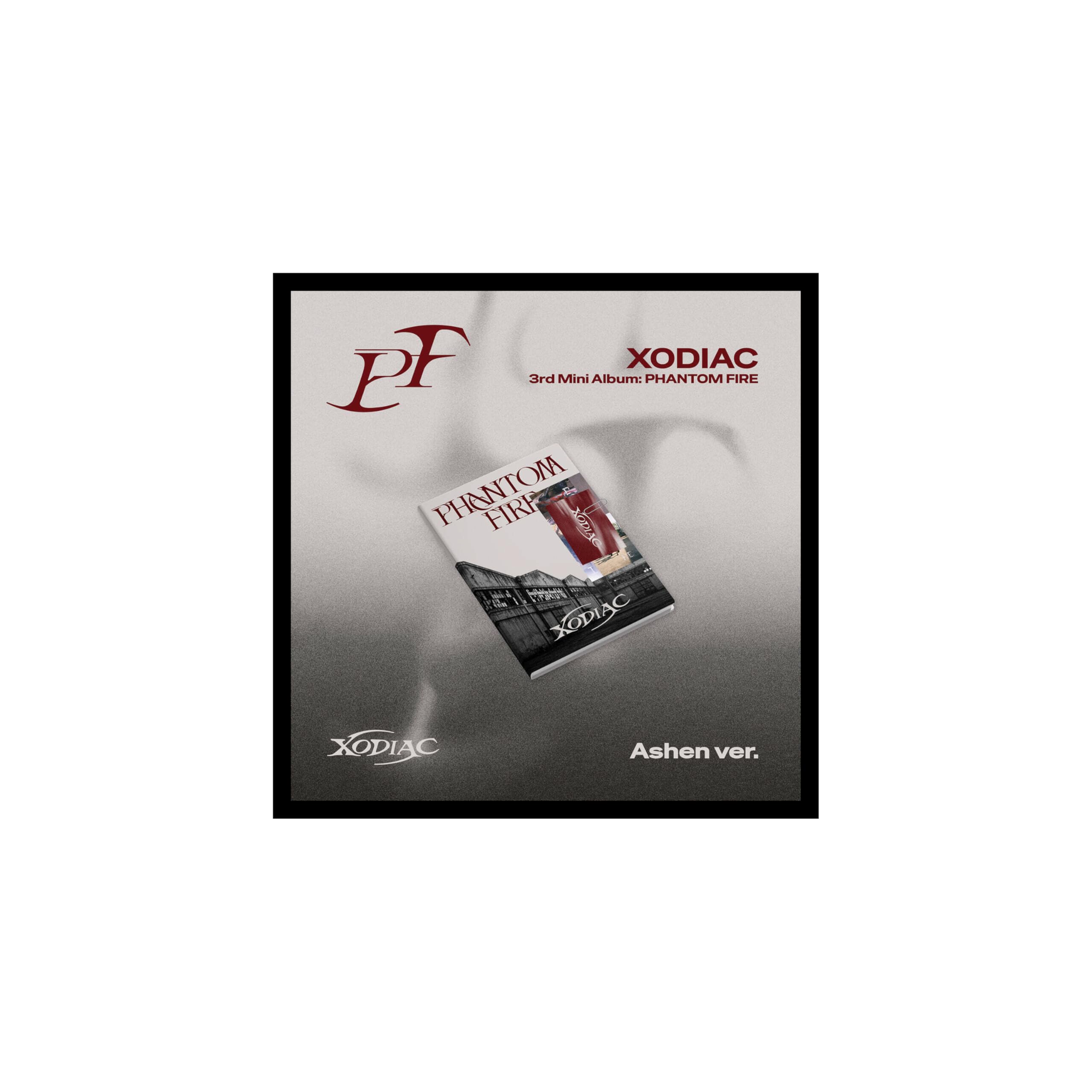 Mini album Xodic Phantom Fire Version Ashen avec suivi postal pour collectionneurs de musique