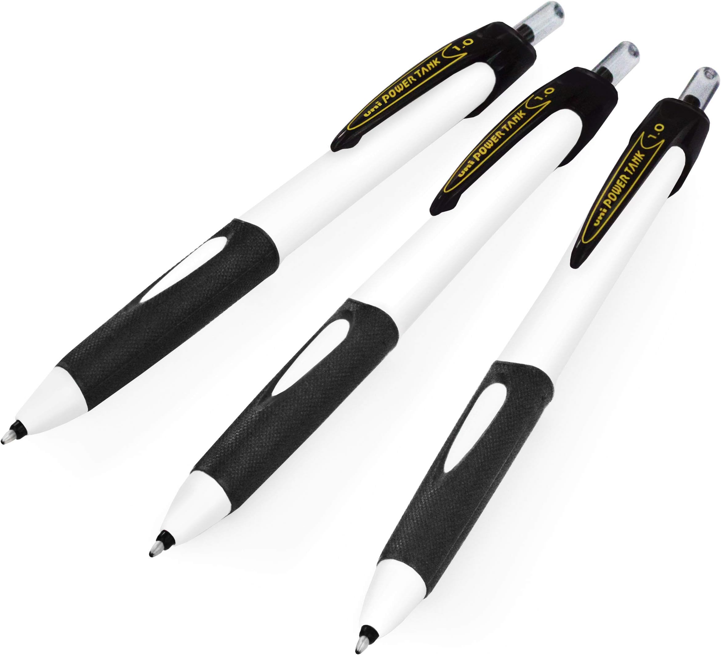 PowerTank RT Black Pens, 1.0mm Bold Pens 12 Pack - Similar to Gel Pens ...