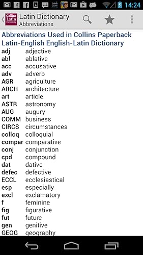Collins Latin Dictionary