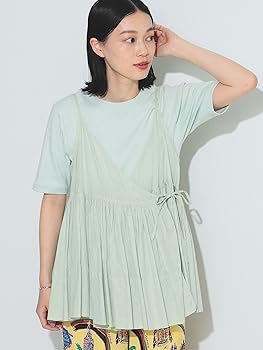 Amazon | [ビームスボーイ] 半袖シャツ コットン リネン カシュクール