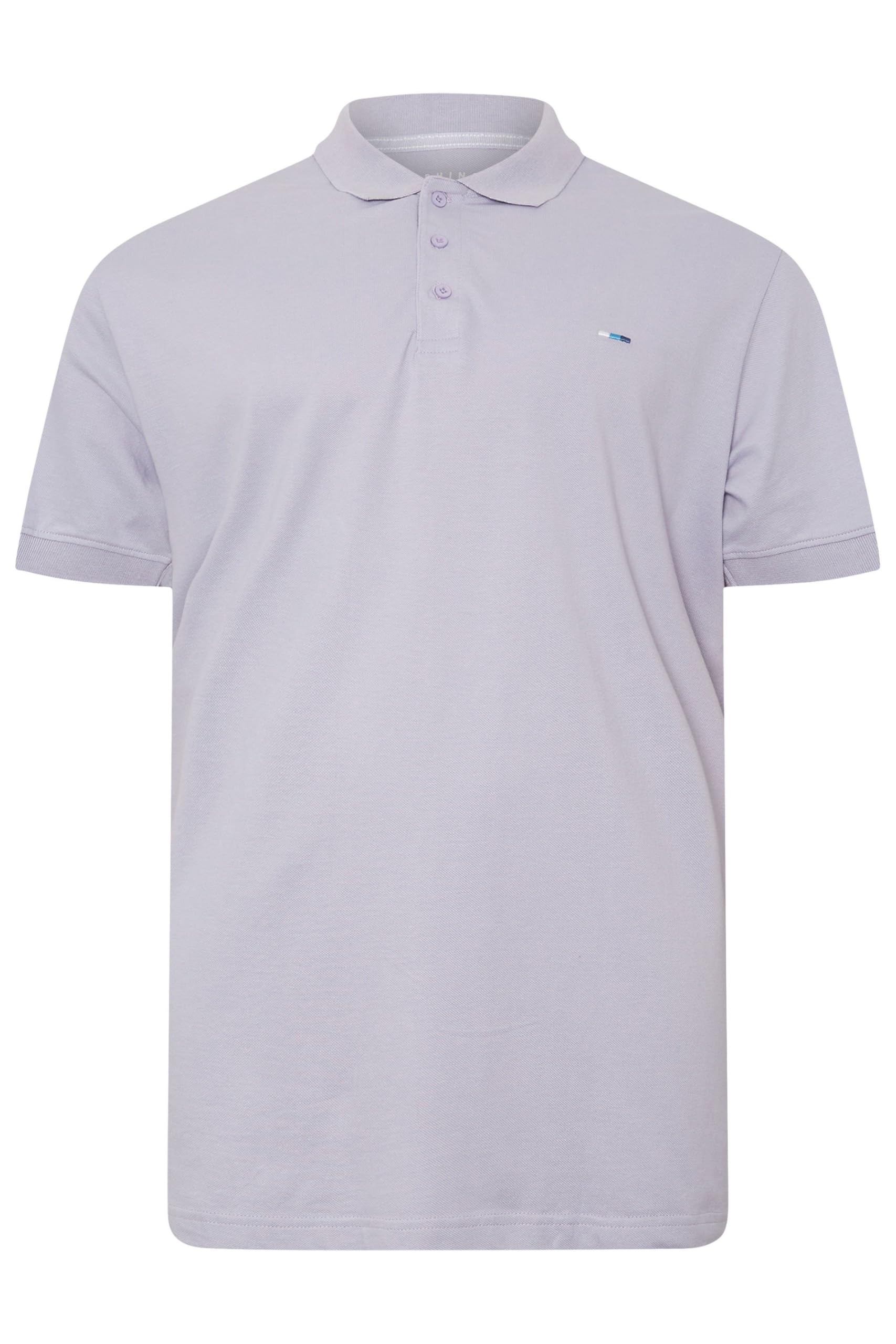 Badrhino Men's Pale Lilac Core Polo Shirt 4XL