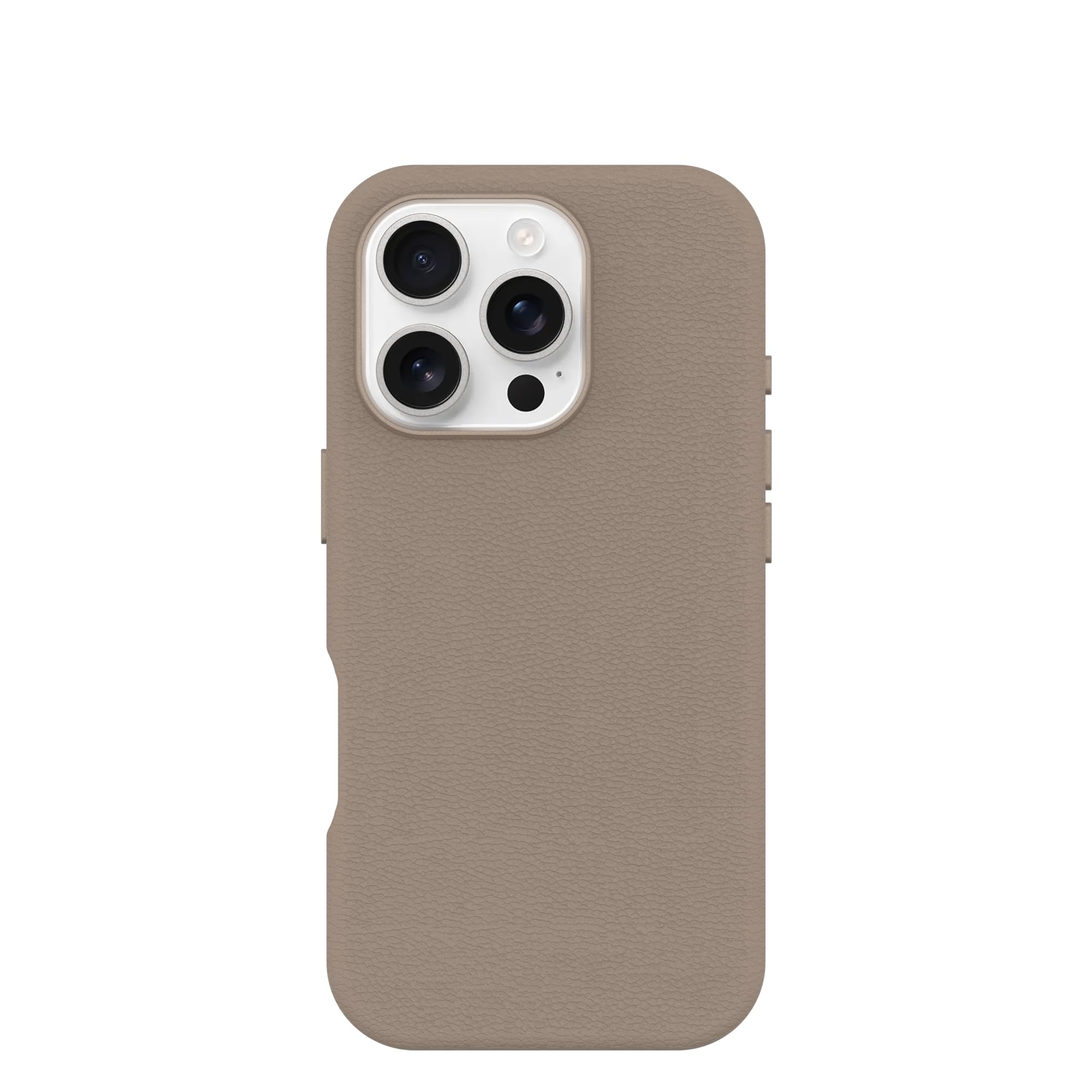 Coque iPhone 16 Pro OtterBox MagSafe protection cuir marron antichoc - 6