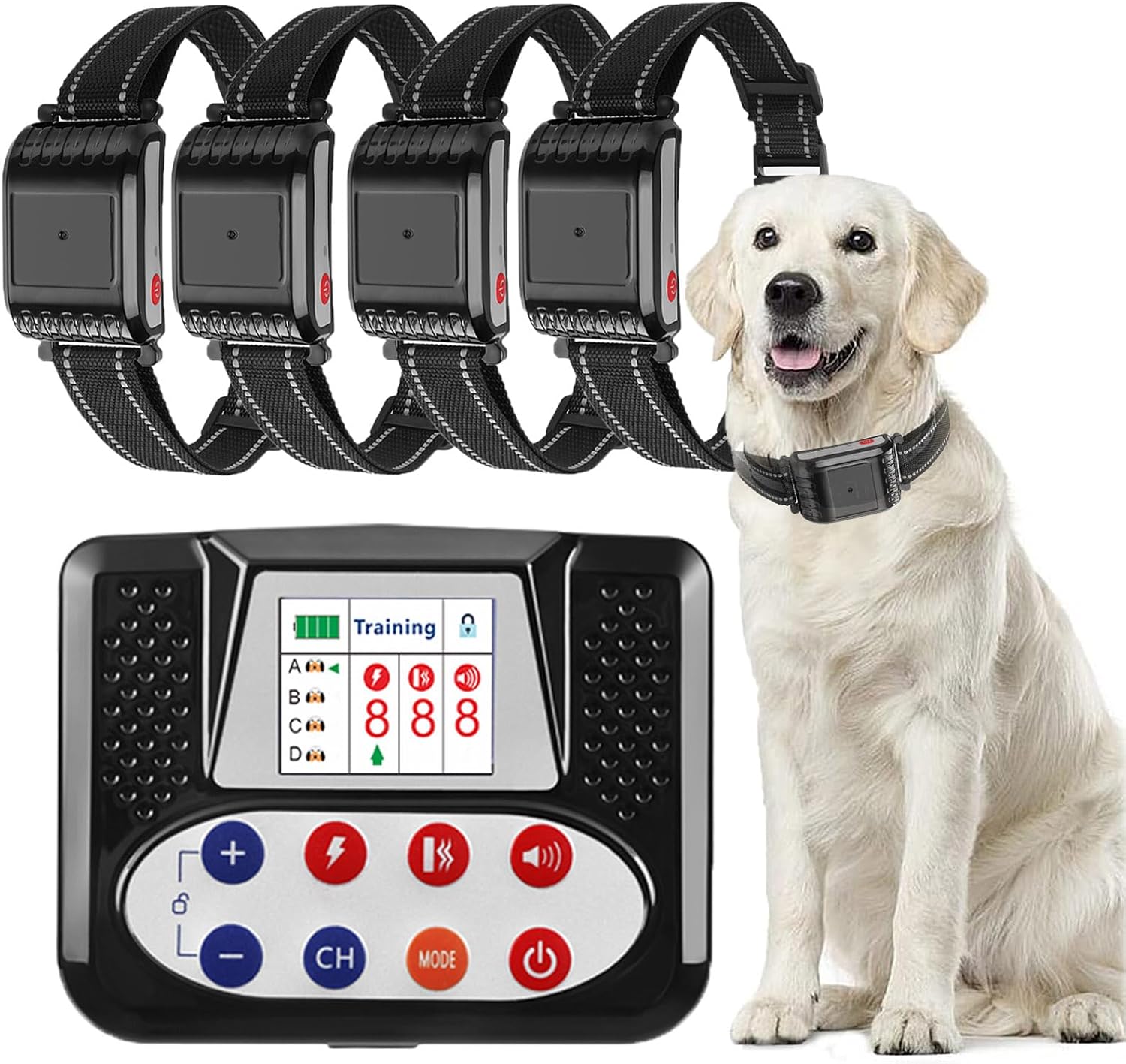 2 in 1 Wireless Dog Fence Electric Dog Fence & Shock Training Collar