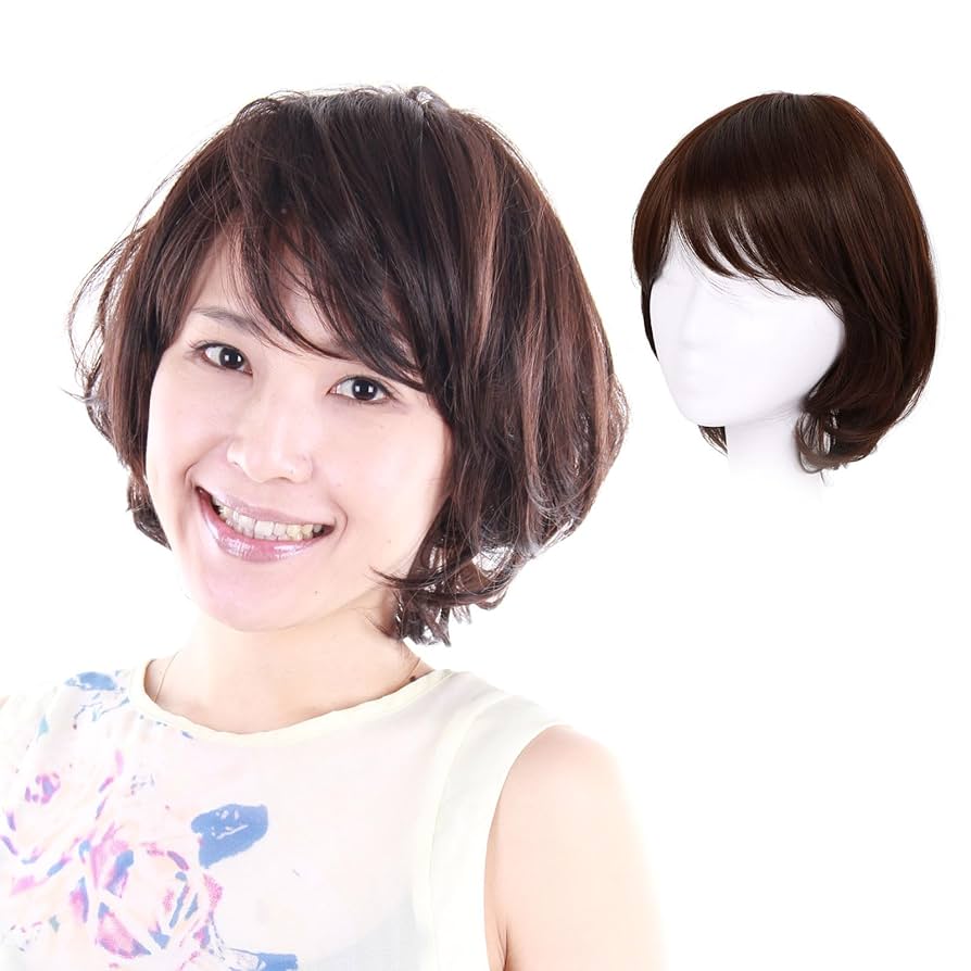 (私元気) 医療用 ウィッグ 人毛 ふんわり シルエット Amazon.co.jp: (私元気) 医療用 ウィッグ 人毛 ふんわり