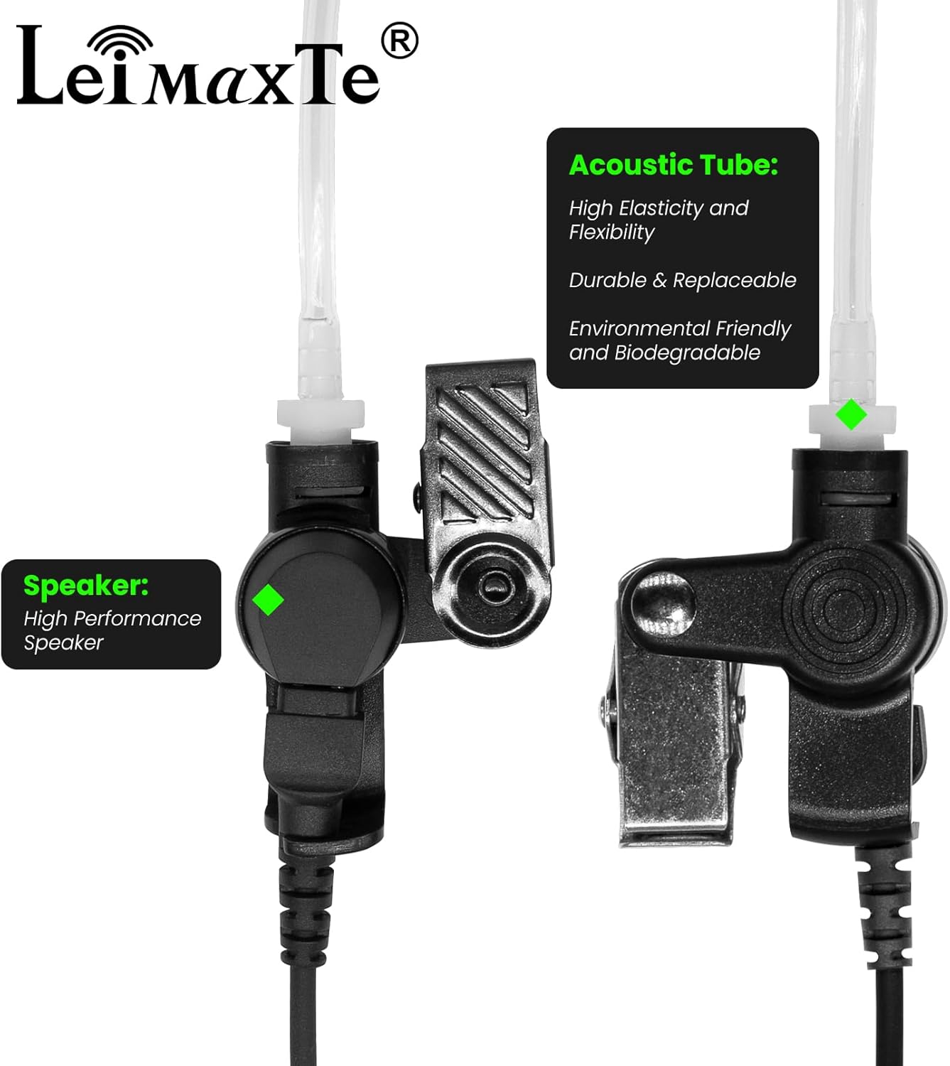 L-HRS-7P-A Radio Earpiece Headsets Compatible with Motorola APX 6000, 7000, 4000 & XPR 7550 Series Communication Solution