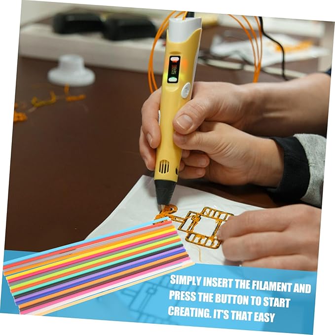 Healifty 160 Piezas Filamento PCL para Lápiz 3D, Manualidades y Dibujo miniatura 6