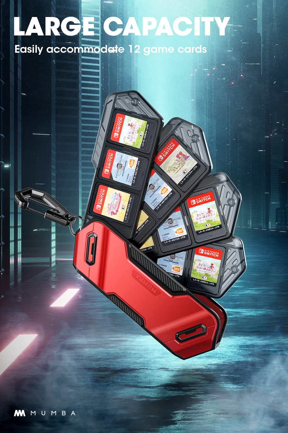 Amazon.com: Mumba 12 Game Card Case for Nintendo Switch Game