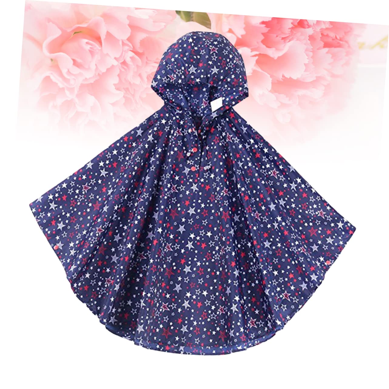 LIFKOME Impermeables Para Niños Pequeños Abrigo De Lluvia Para Niños Poncho De Lluvia Para Niñas Chaqueta De Lluvia Para Niña Ponchos De Lluvia Para Niños Lluvia De Chicas Blue