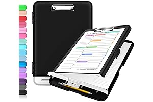 Sturdy Clipboard with Ample Storage and Pen Holder