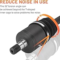 Vista 2 de Eje delantero derecho CV para Can-Am Defender HD5/ HD8/ HD9/ HD10 DPS MAX XT XT-P (sin CAB) 2016 2017 2018 2019 2020 2021 202; eje de buceo