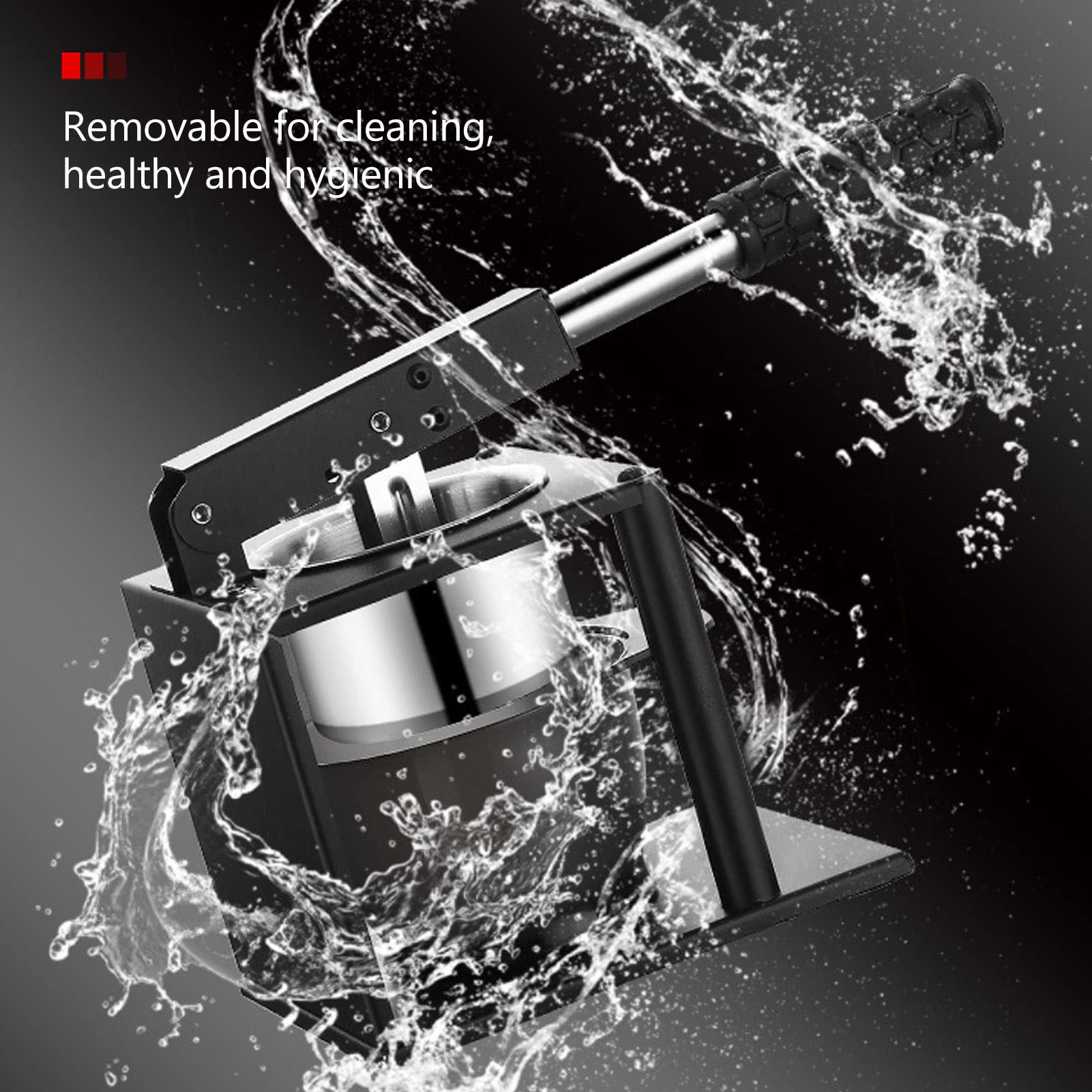 FOUF Große Handpresspresse, Professionelle Zitruspresse und Zitronenpresse, Manuelle Orangensaftpresse, Zitronenpresse, Limettenpresse, Robuste Saftpresse mit Zwei Filtern, Hebel